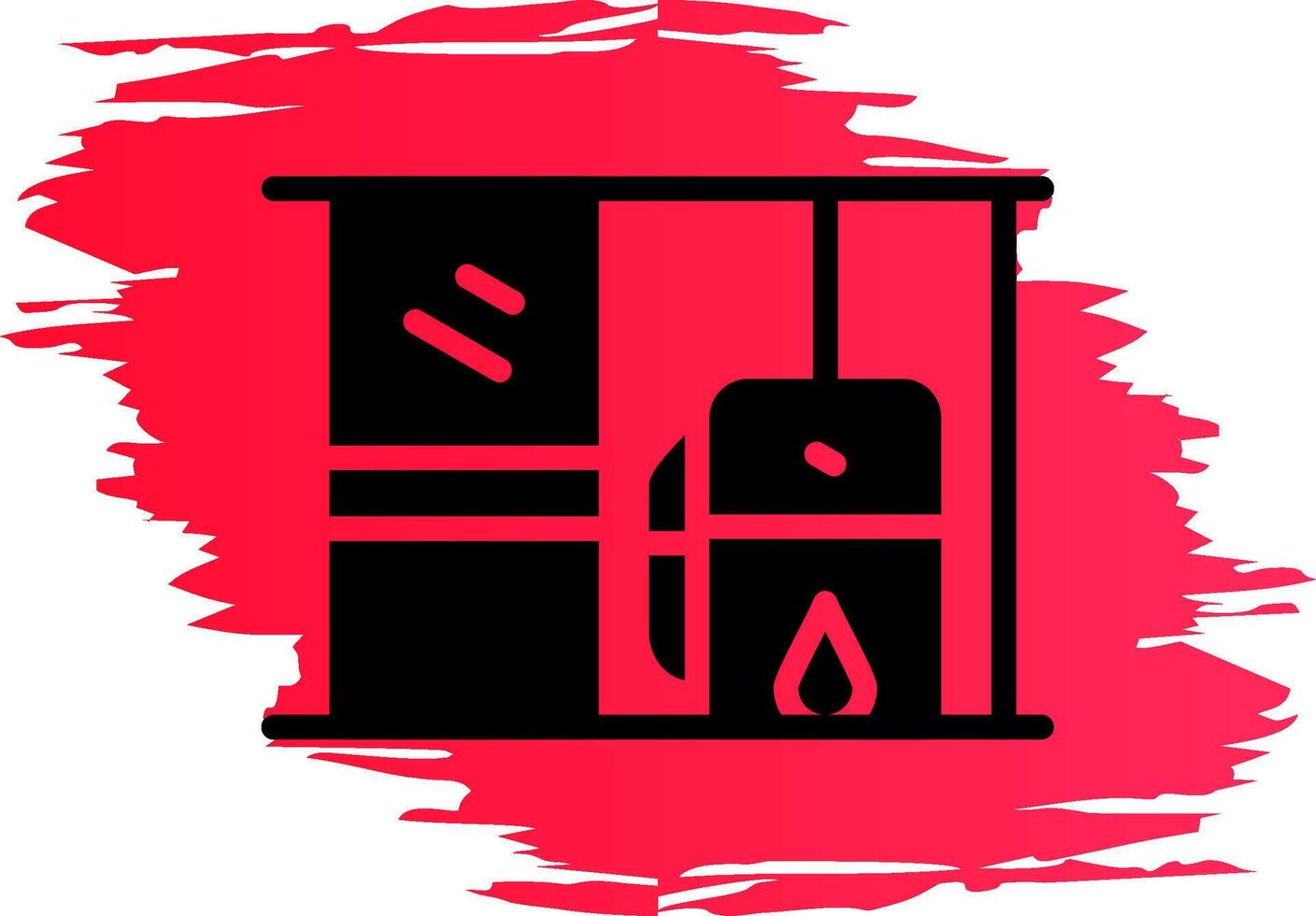 diseño de icono creativo de gasolinera vector