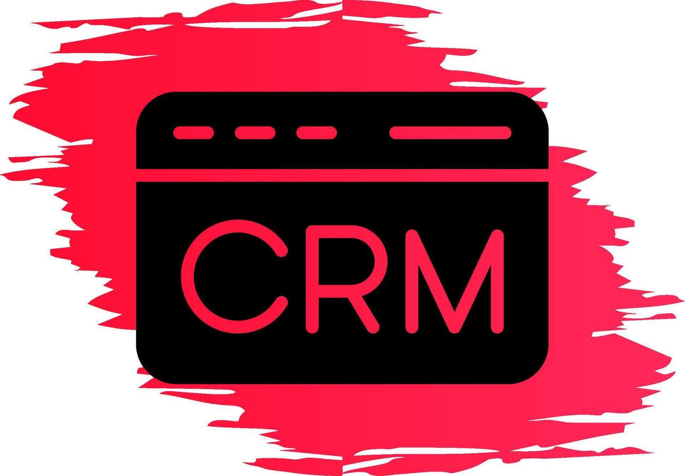 CRM Creative Icon Design vector