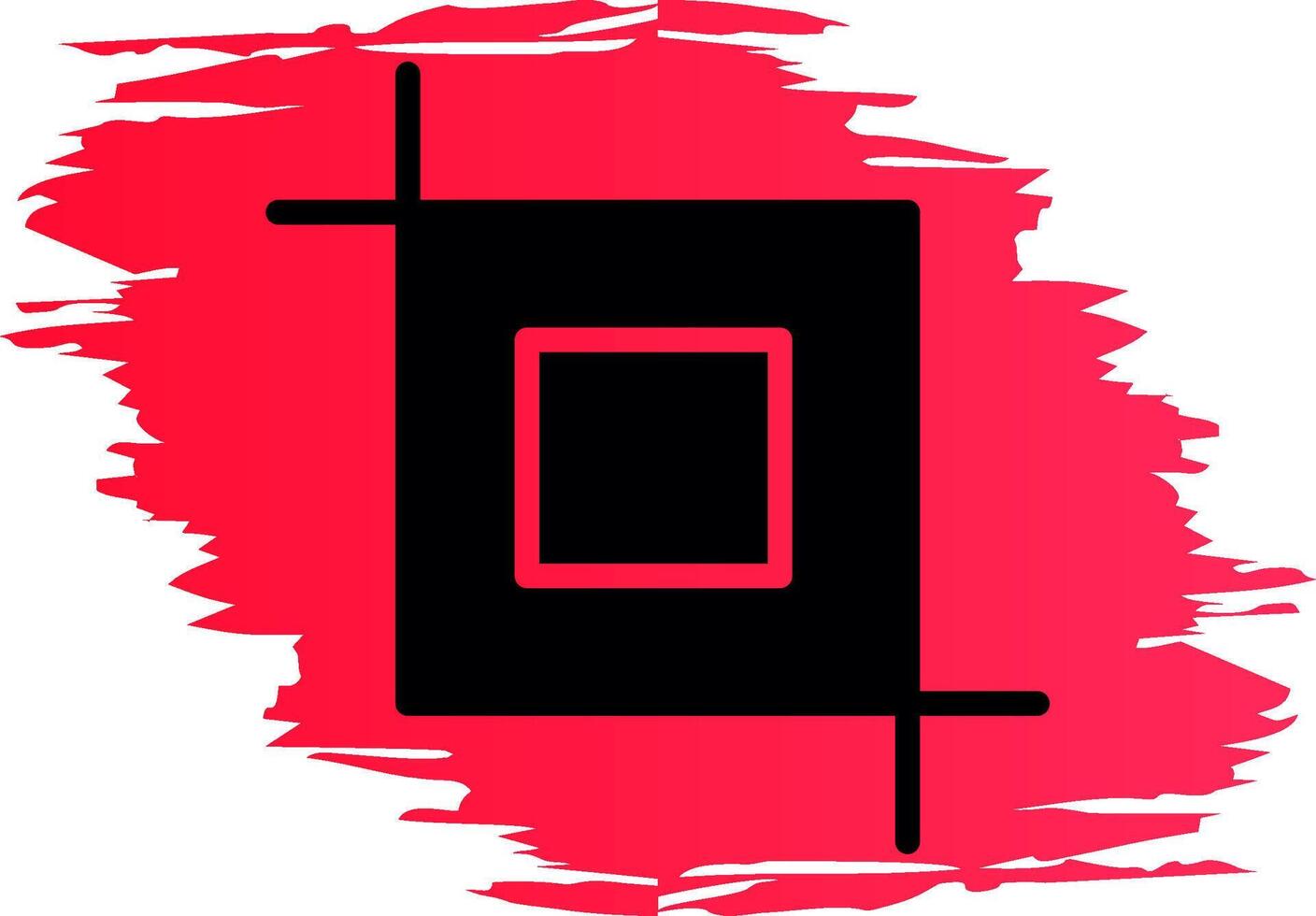 Crop Creative Icon Design vector