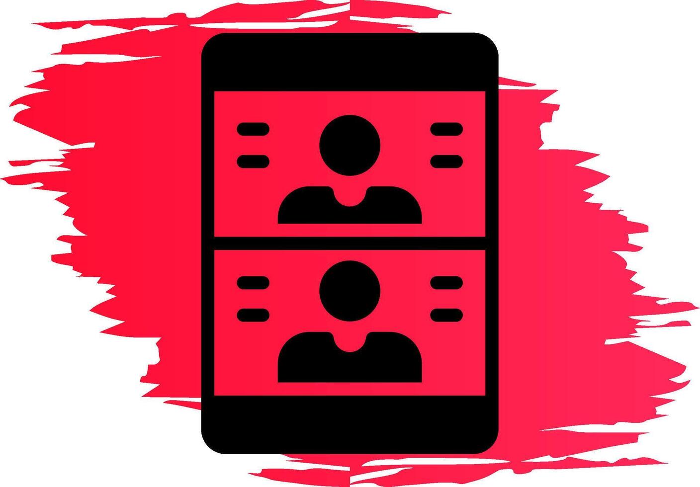 Videocall Creative Icon Design vector