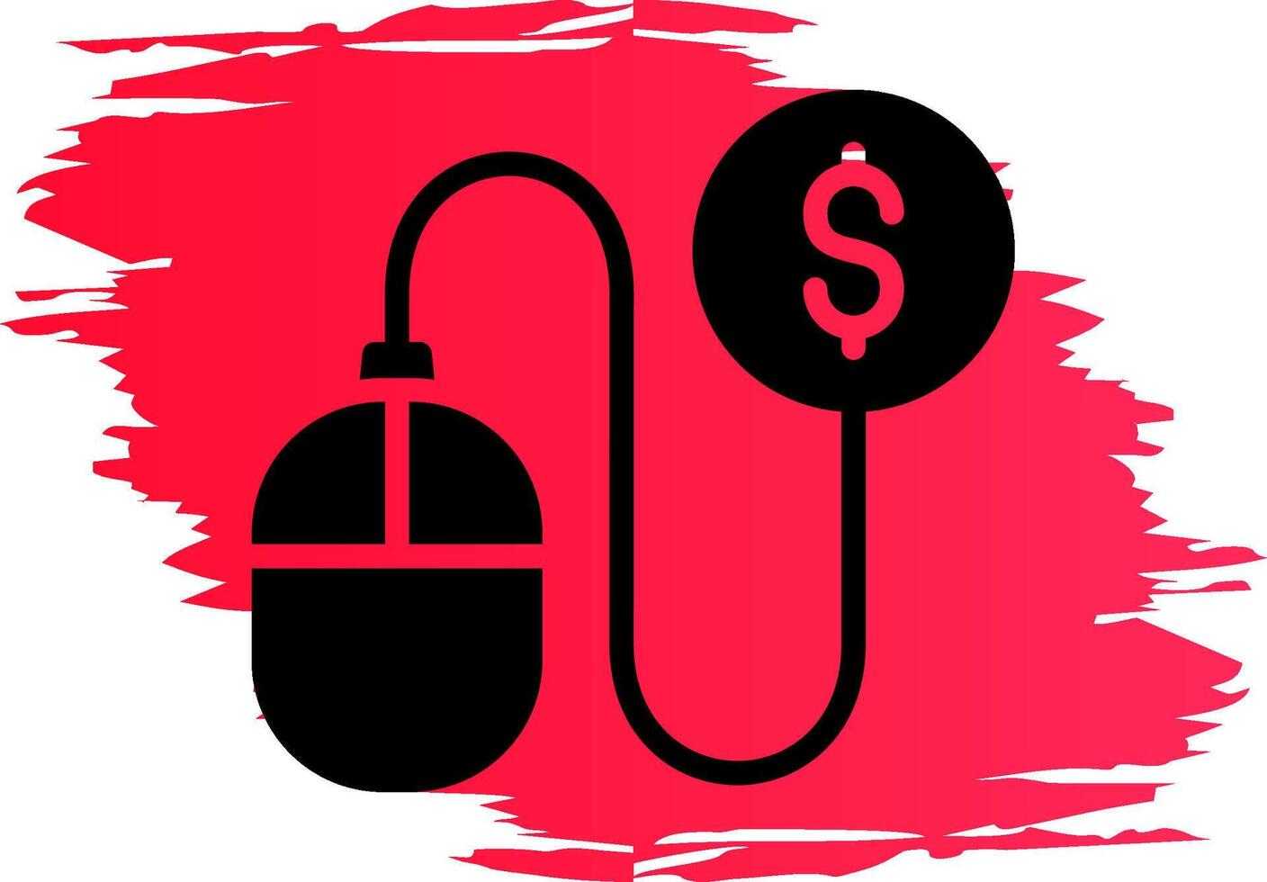 Pay Per Click Creative Icon Design vector