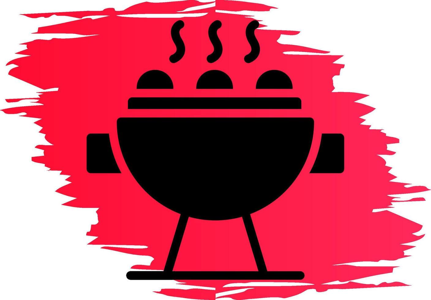 Grill Creative Icon Design vector