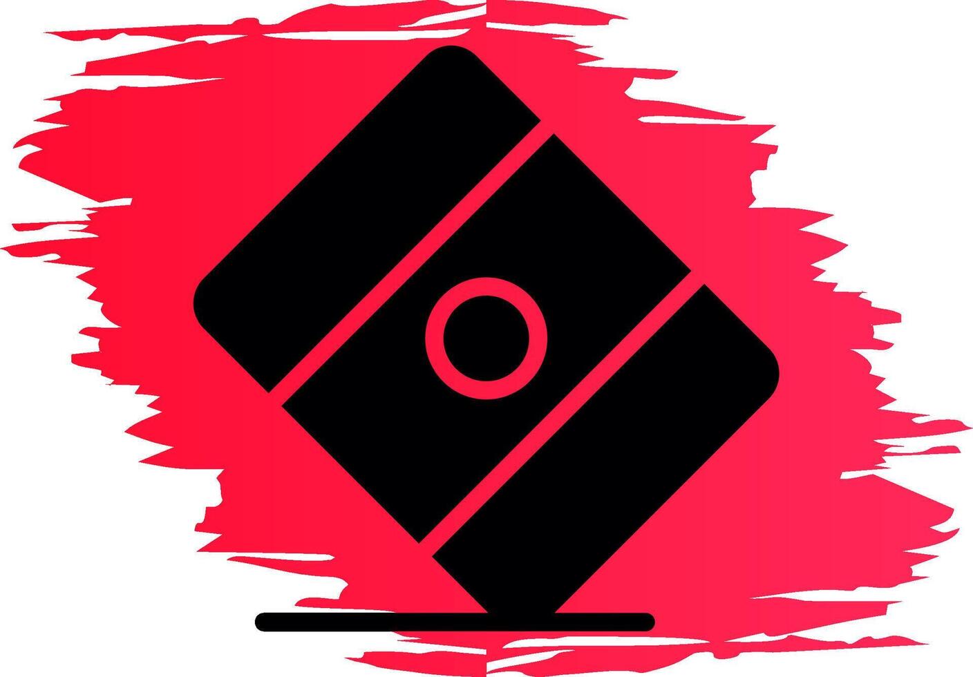Erase Creative Icon Design vector