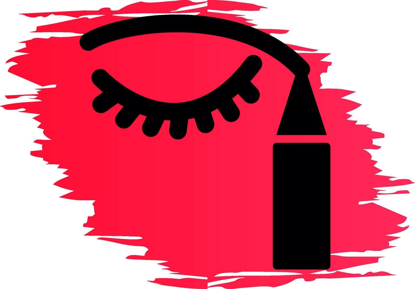 Eyeliner Creative Icon Design vector