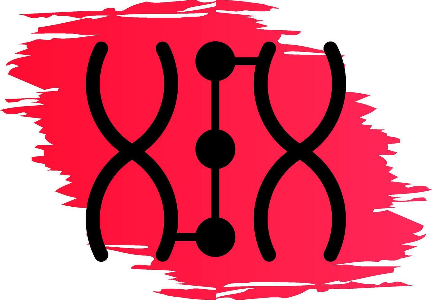 Cloning Creative Icon Design vector