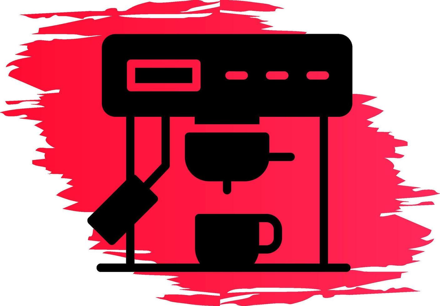 Coffee Machine Creative Icon Design vector