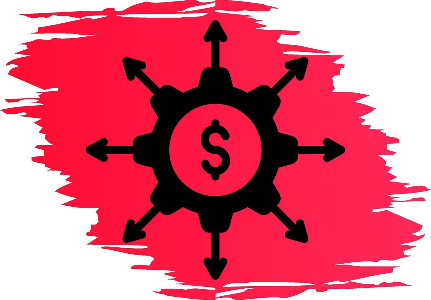 Crowdfunding Portal Creative Icon Design vector