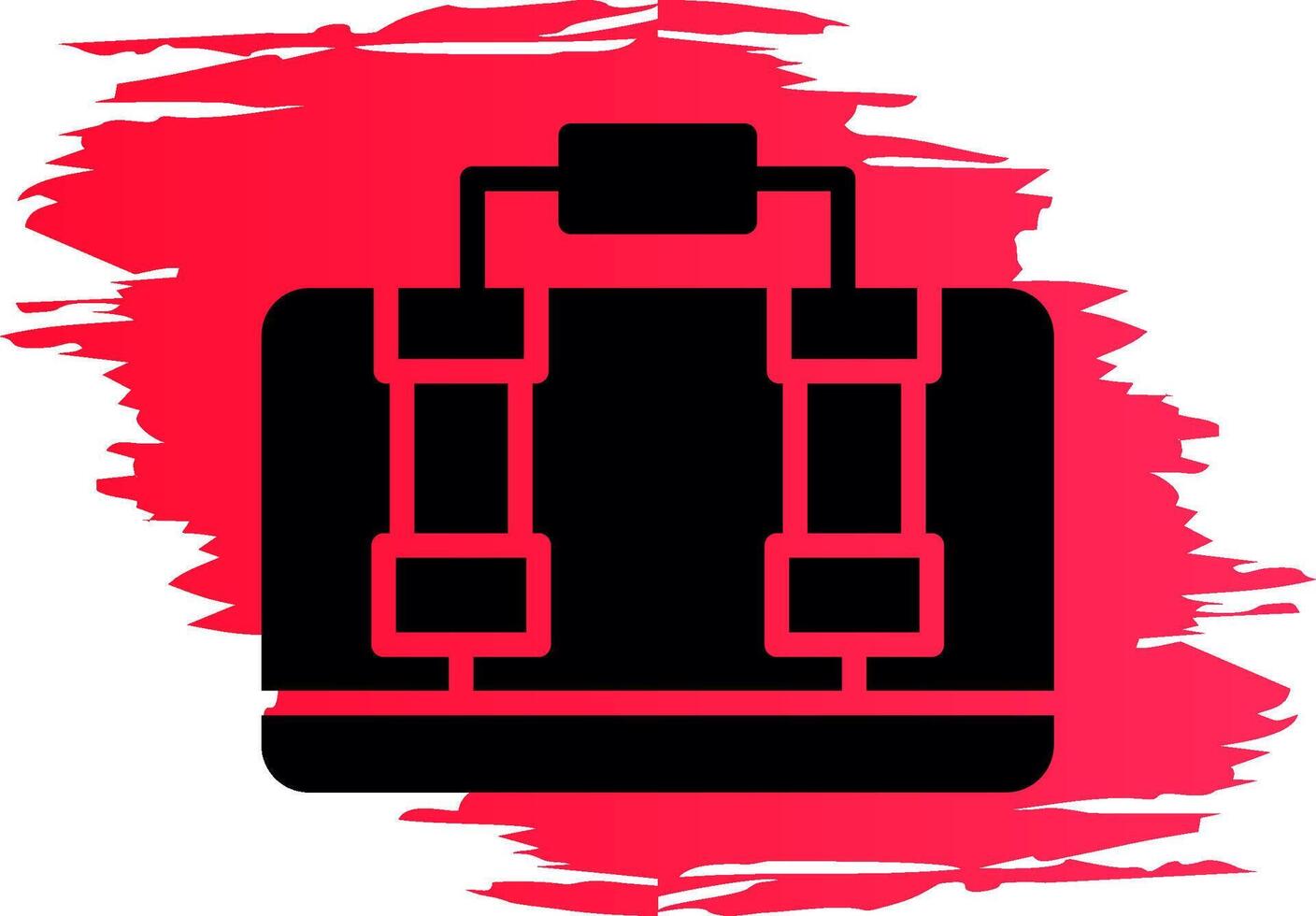 Suitcase Creative Icon Design vector