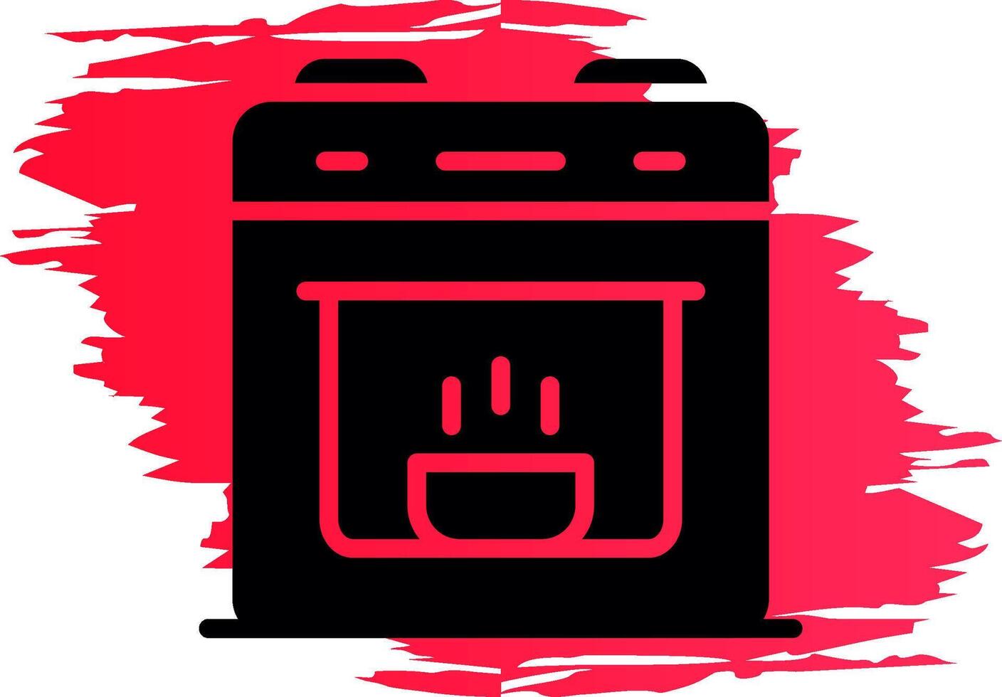 diseño de icono creativo de horno vector