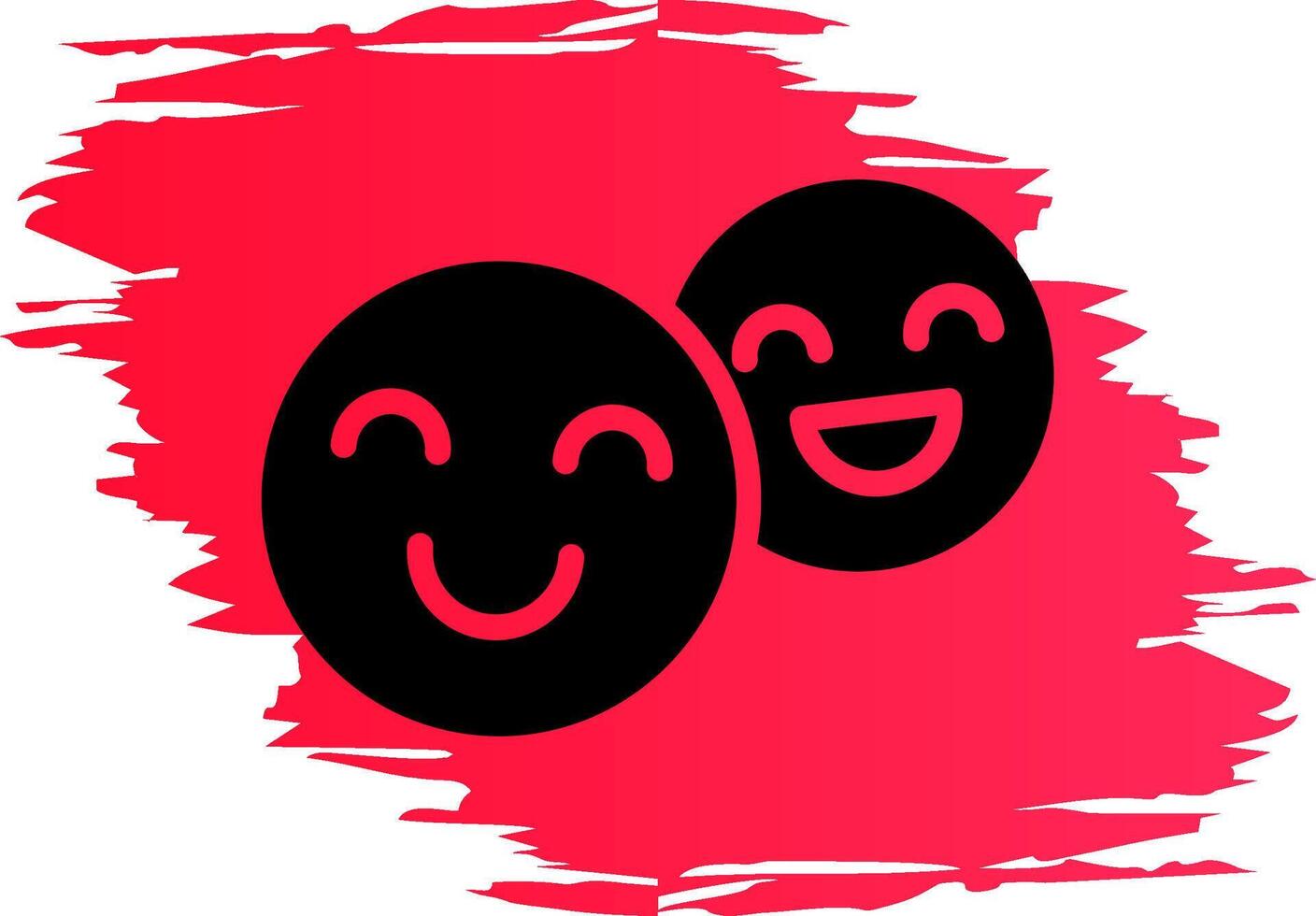 Happiness Creative Icon Design vector