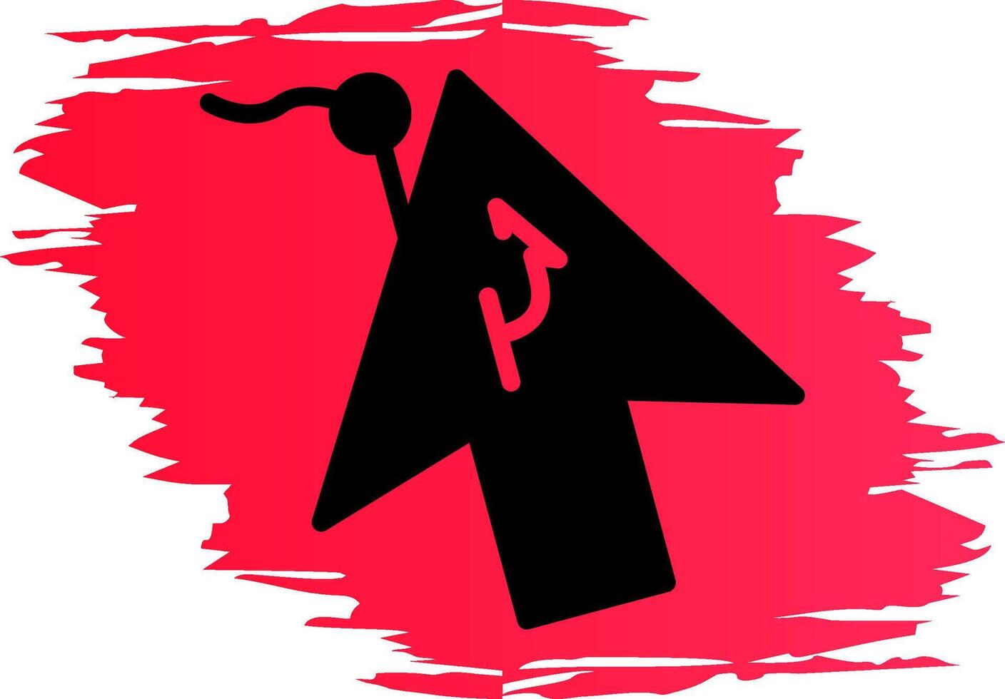 Clickbait Creative Icon Design vector