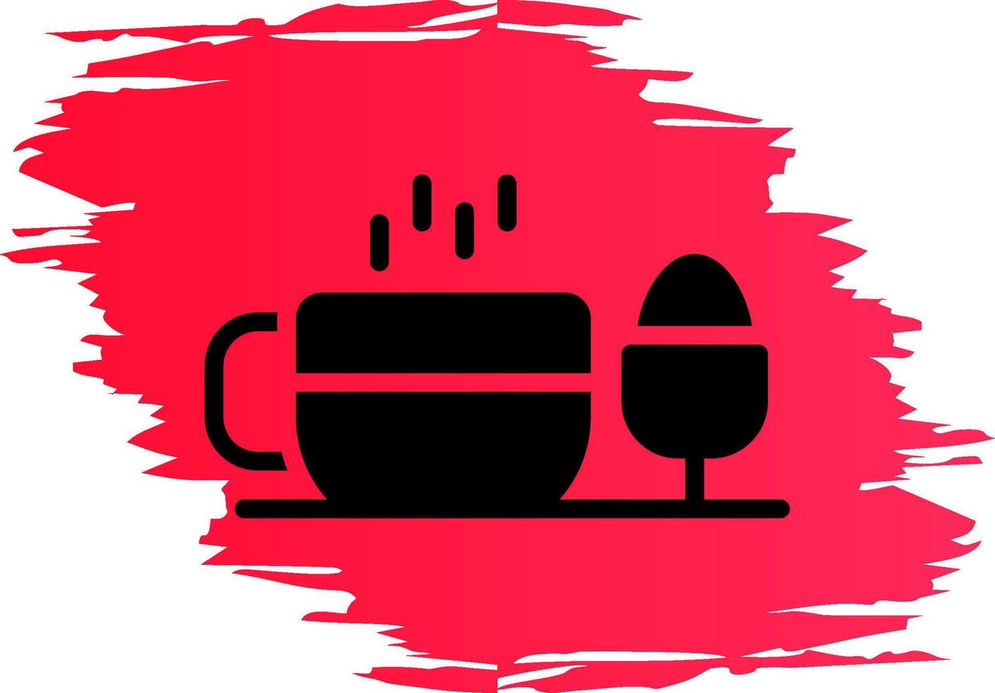 diseño de icono creativo de desayuno vector