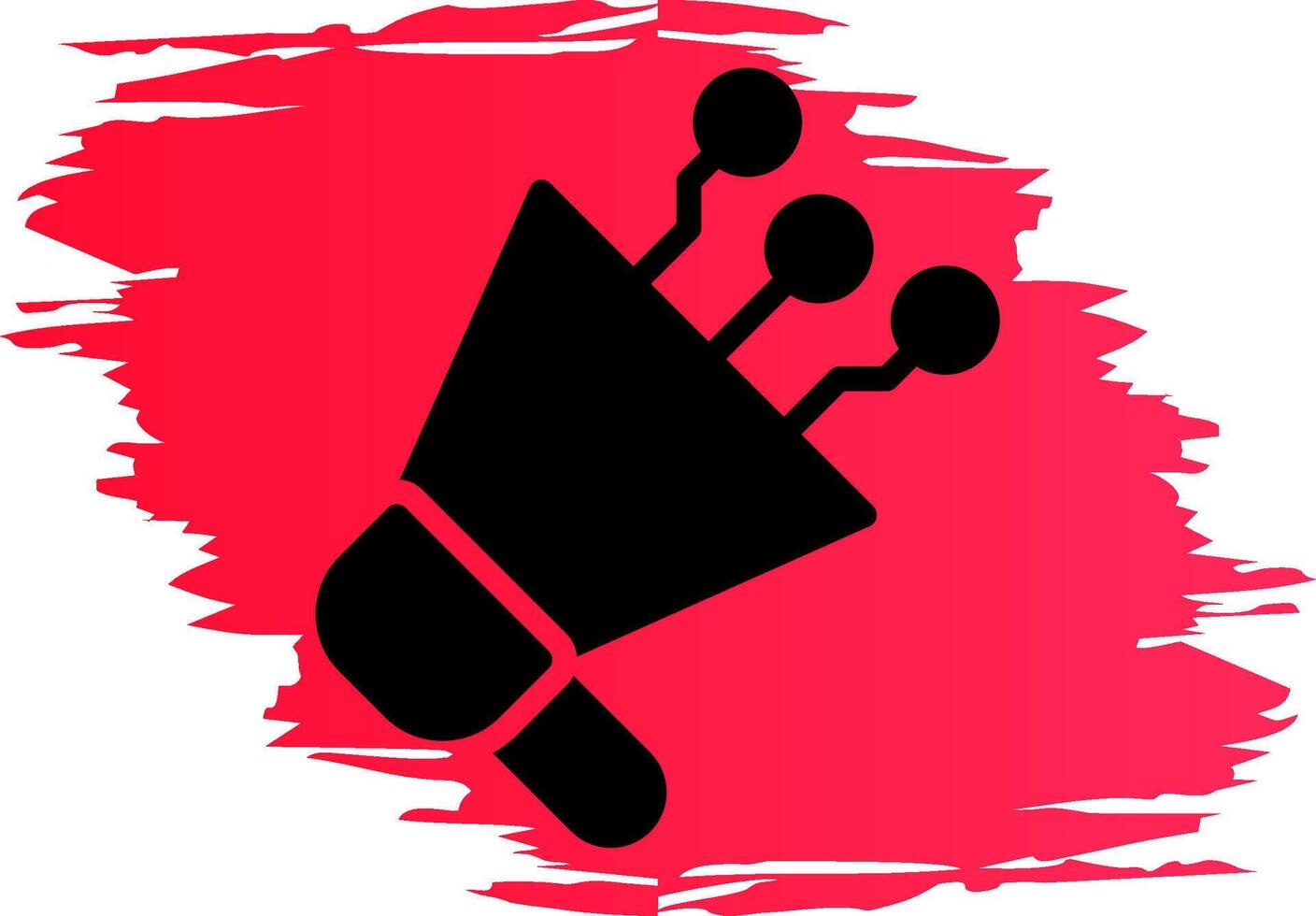 Content Marketer Creative Icon Design vector