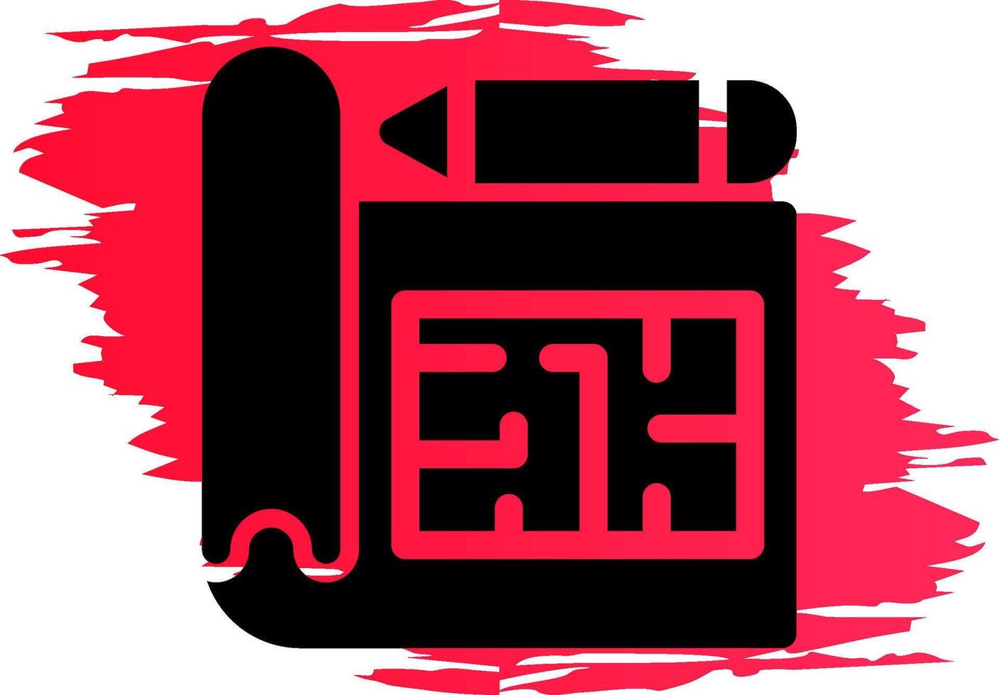 Blueprint Creative Icon Design vector