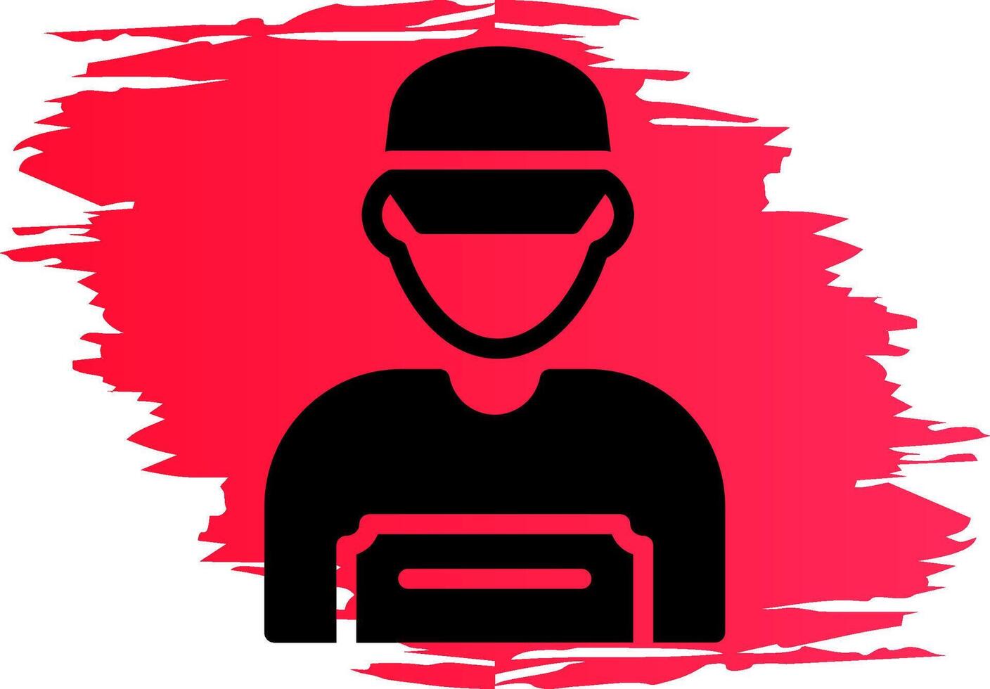 Worker Creative Icon Design vector