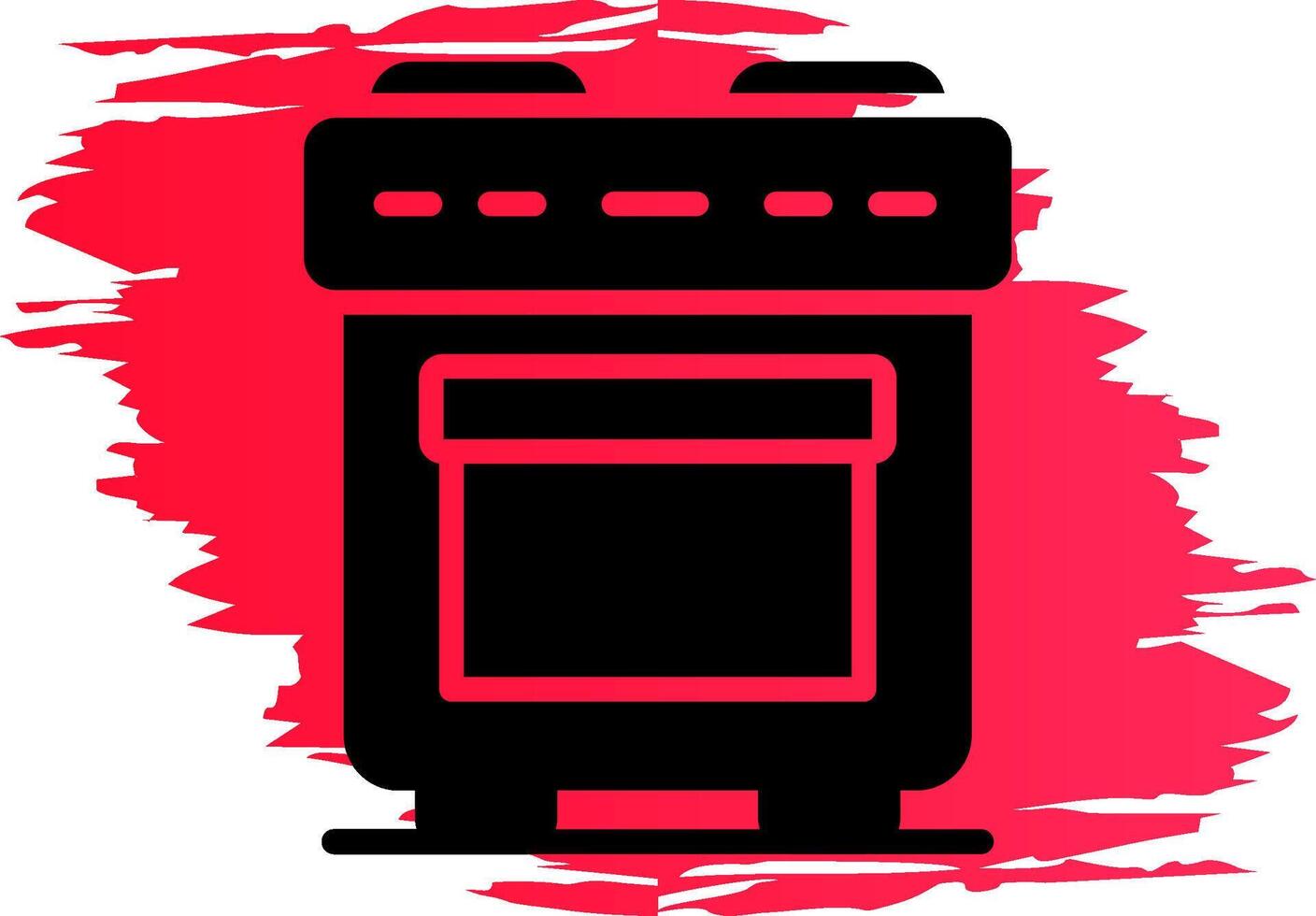 diseño de icono creativo de horno vector