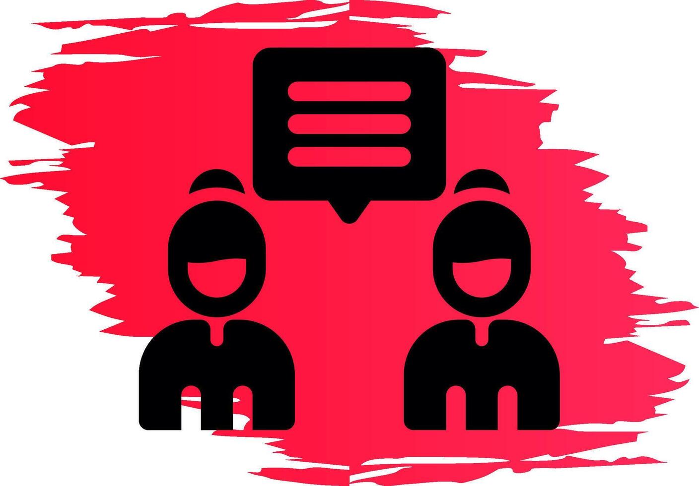 Discuss Creative Icon Design vector
