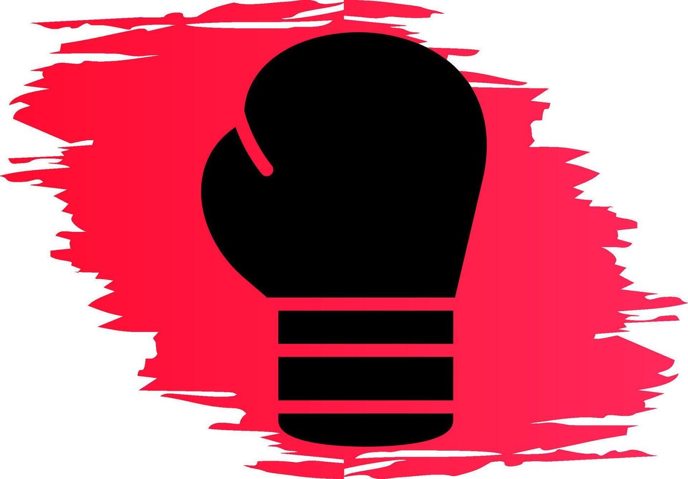 Boxing Glove Creative Icon Design vector
