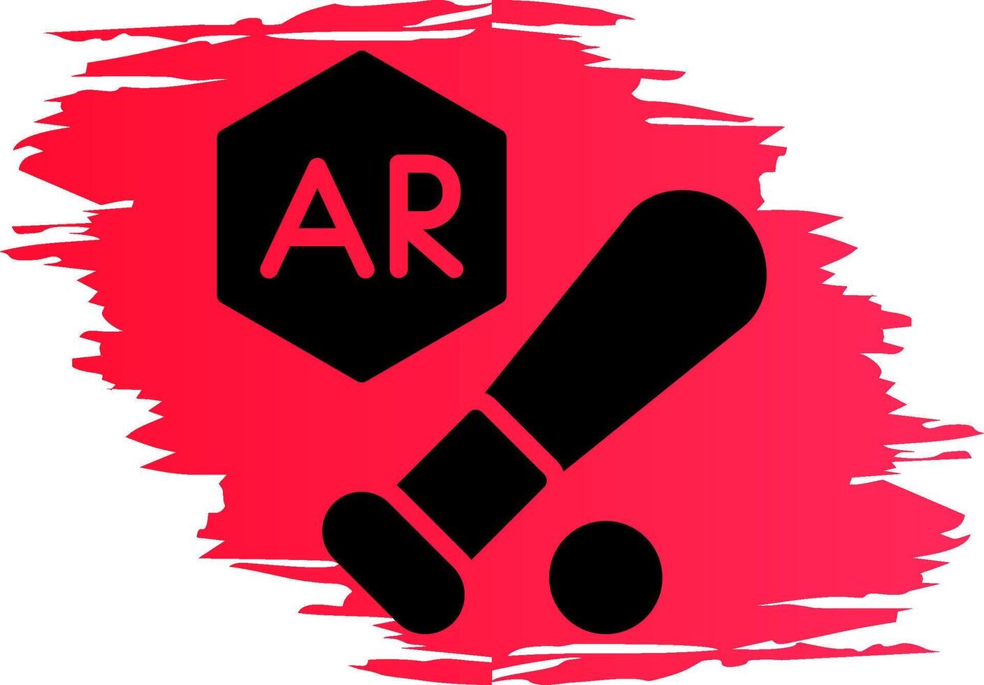 Ar Baseball Creative Icon Design vector