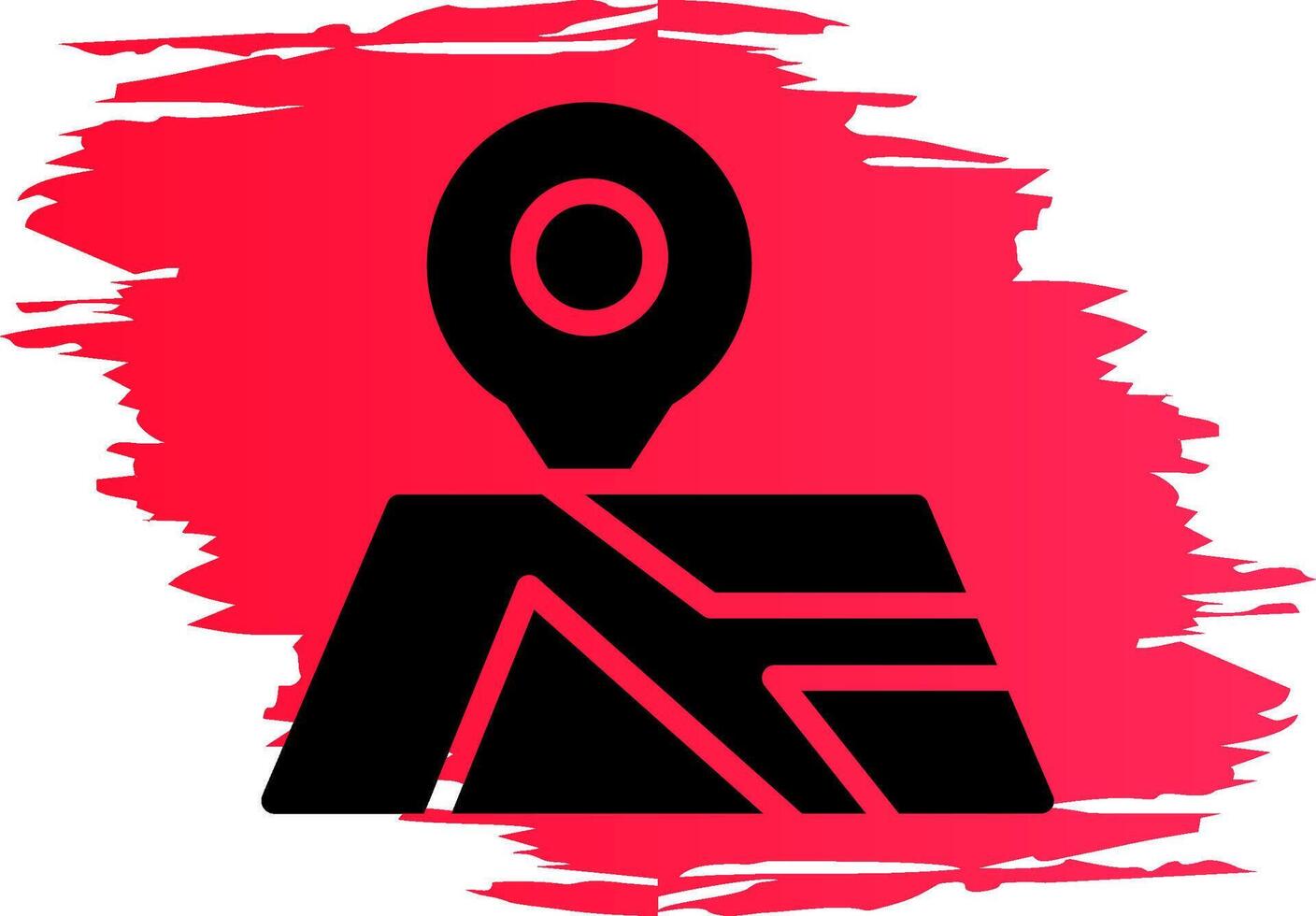 Map Creative Icon Design vector