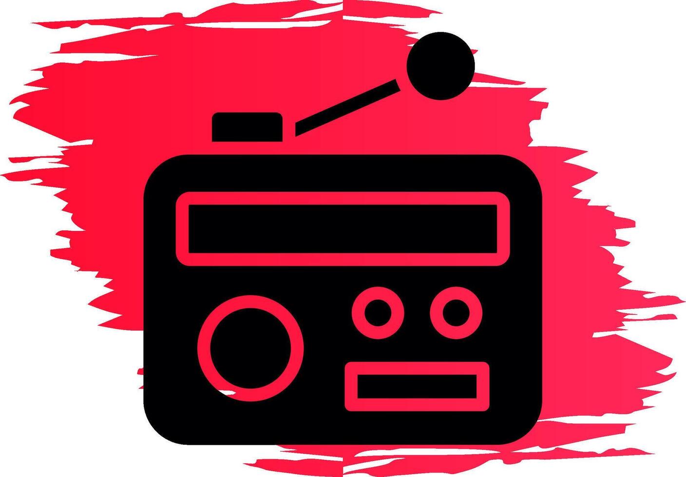 Radio Creative Icon Design vector