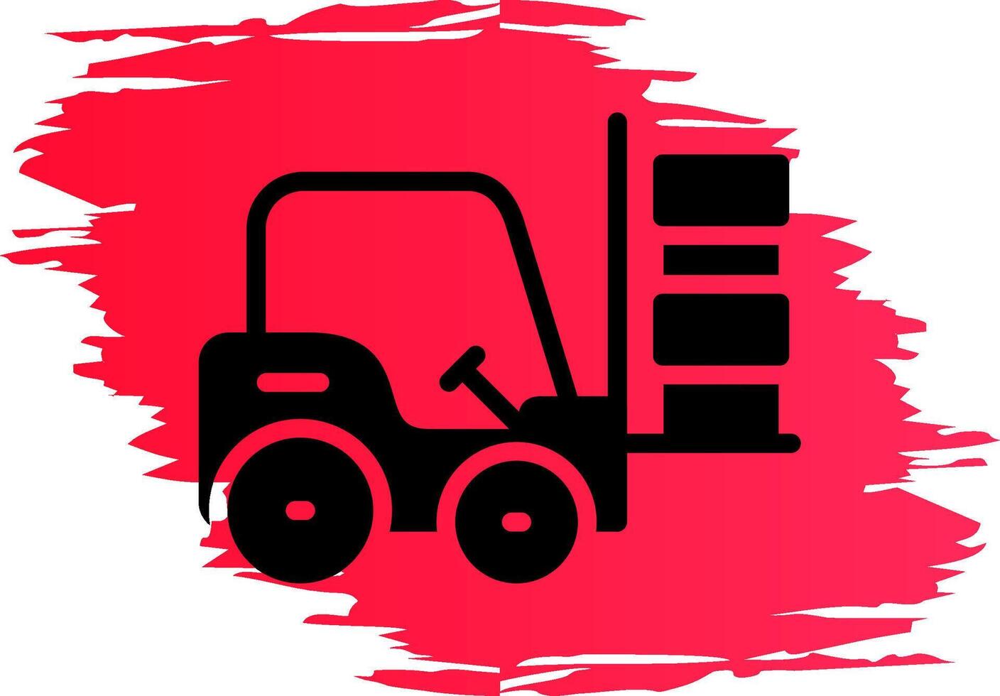 Forklift Creative Icon Design vector