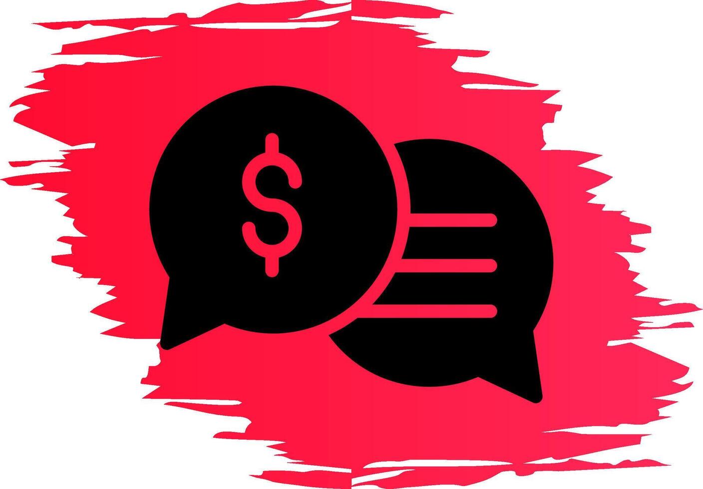 Business Dialog Creative Icon Design vector