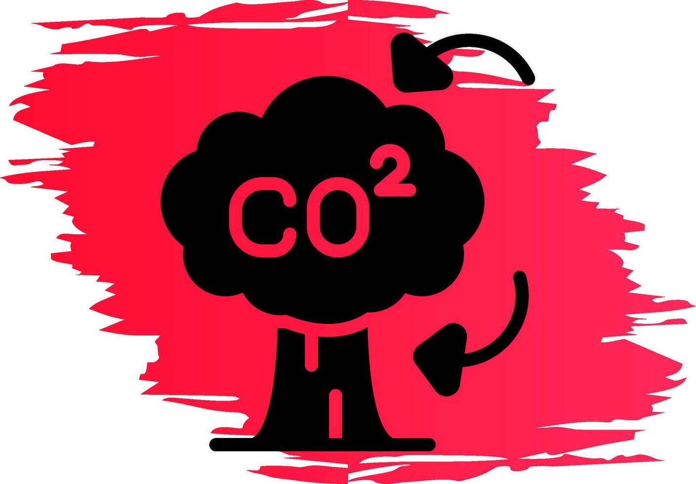 CO2 Creative Icon Design vector