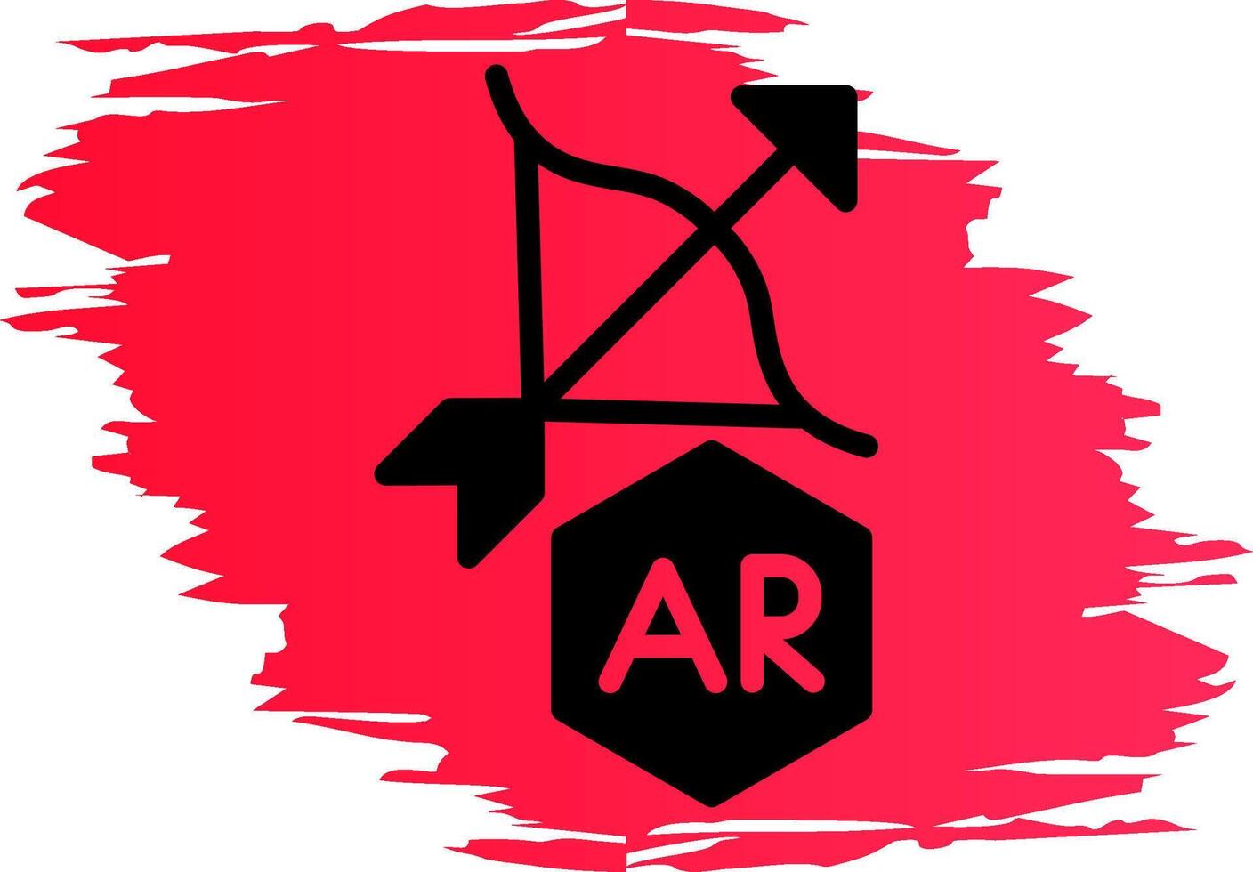 Arkansas tiro al arco creativo icono diseño vector