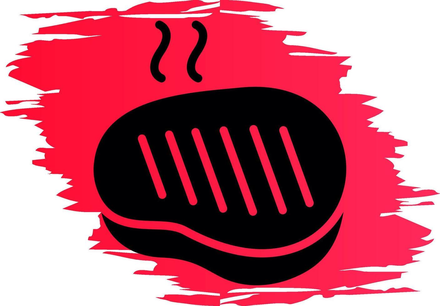 Steak Creative Icon Design vector