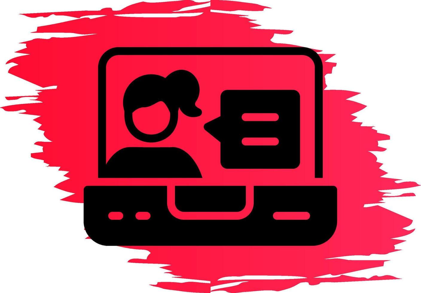 Job Interview Creative Icon Design vector