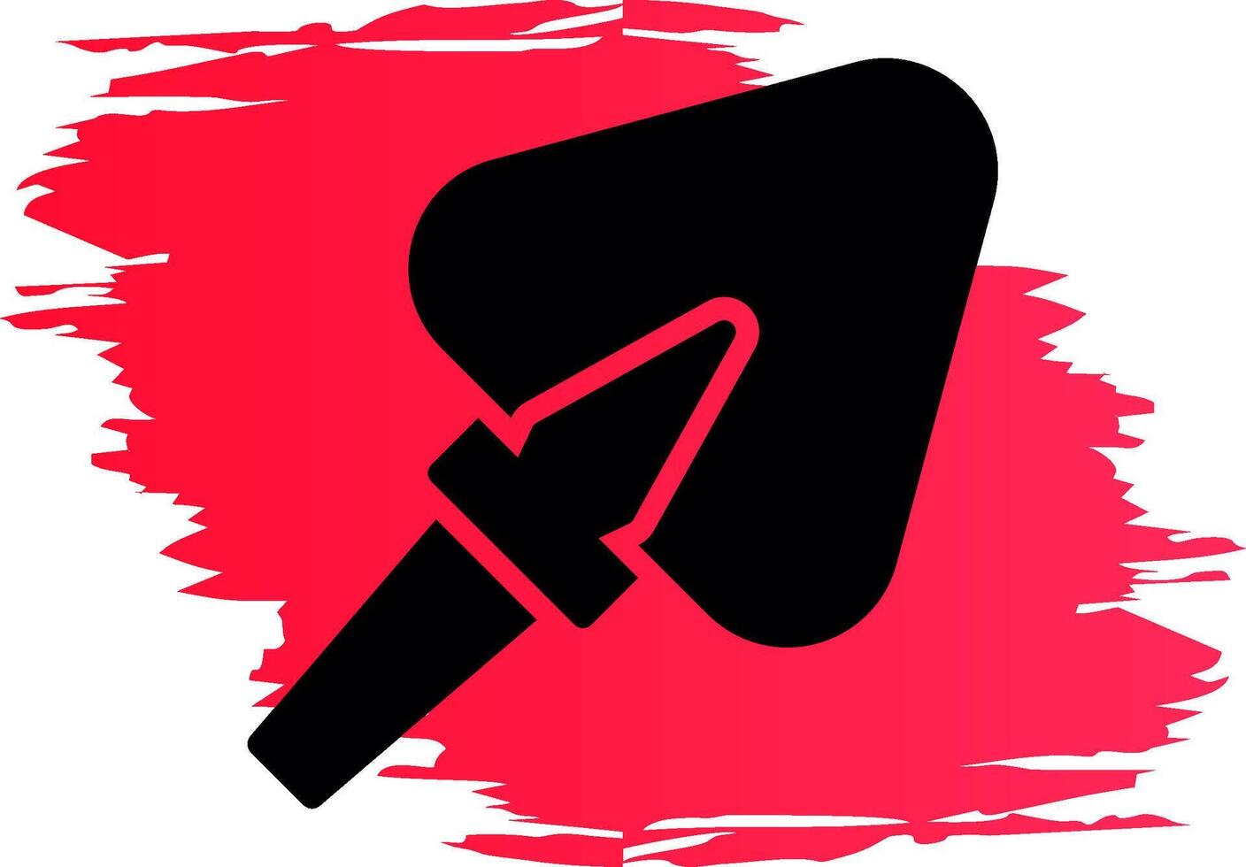 Trowel Creative Icon Design vector