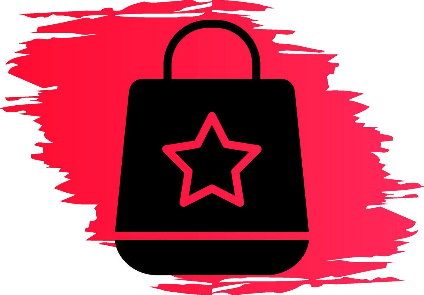 diseño de icono creativo de bolsa de compras vector