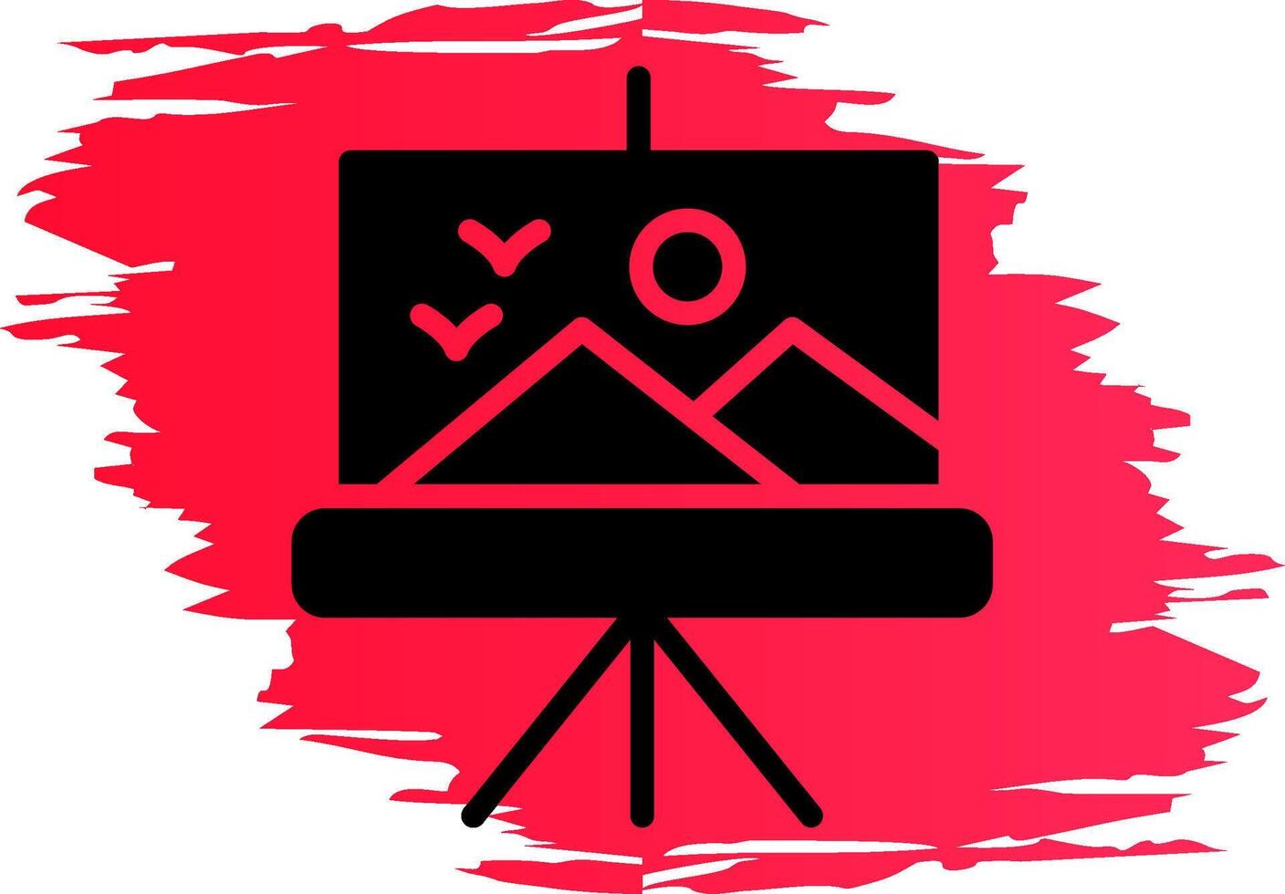 Canvas Creative Icon Design vector