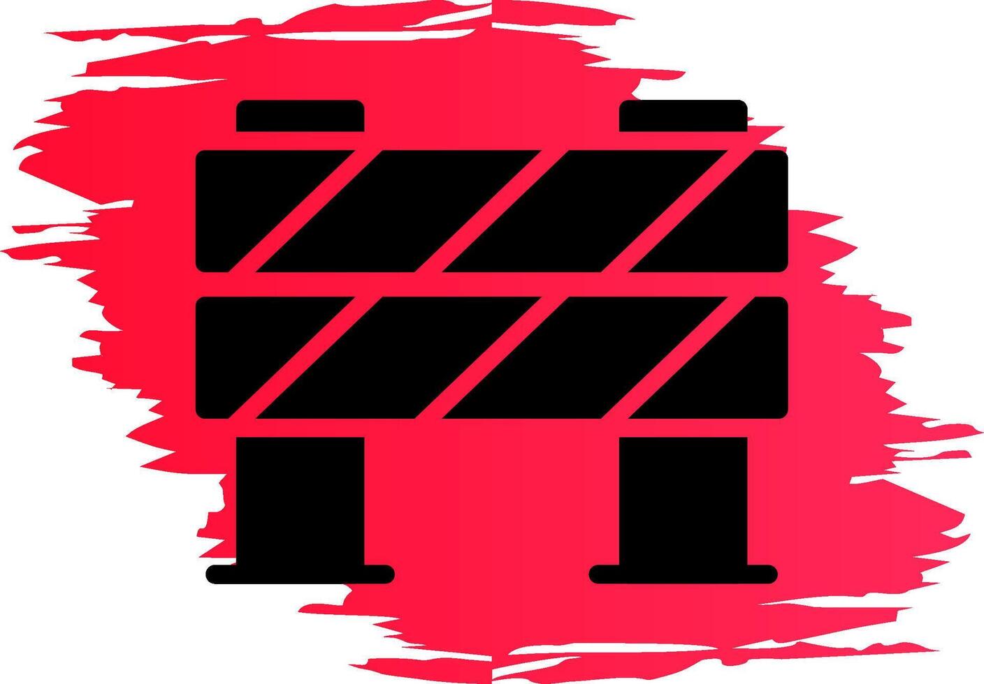 Barrier Creative Icon Design vector