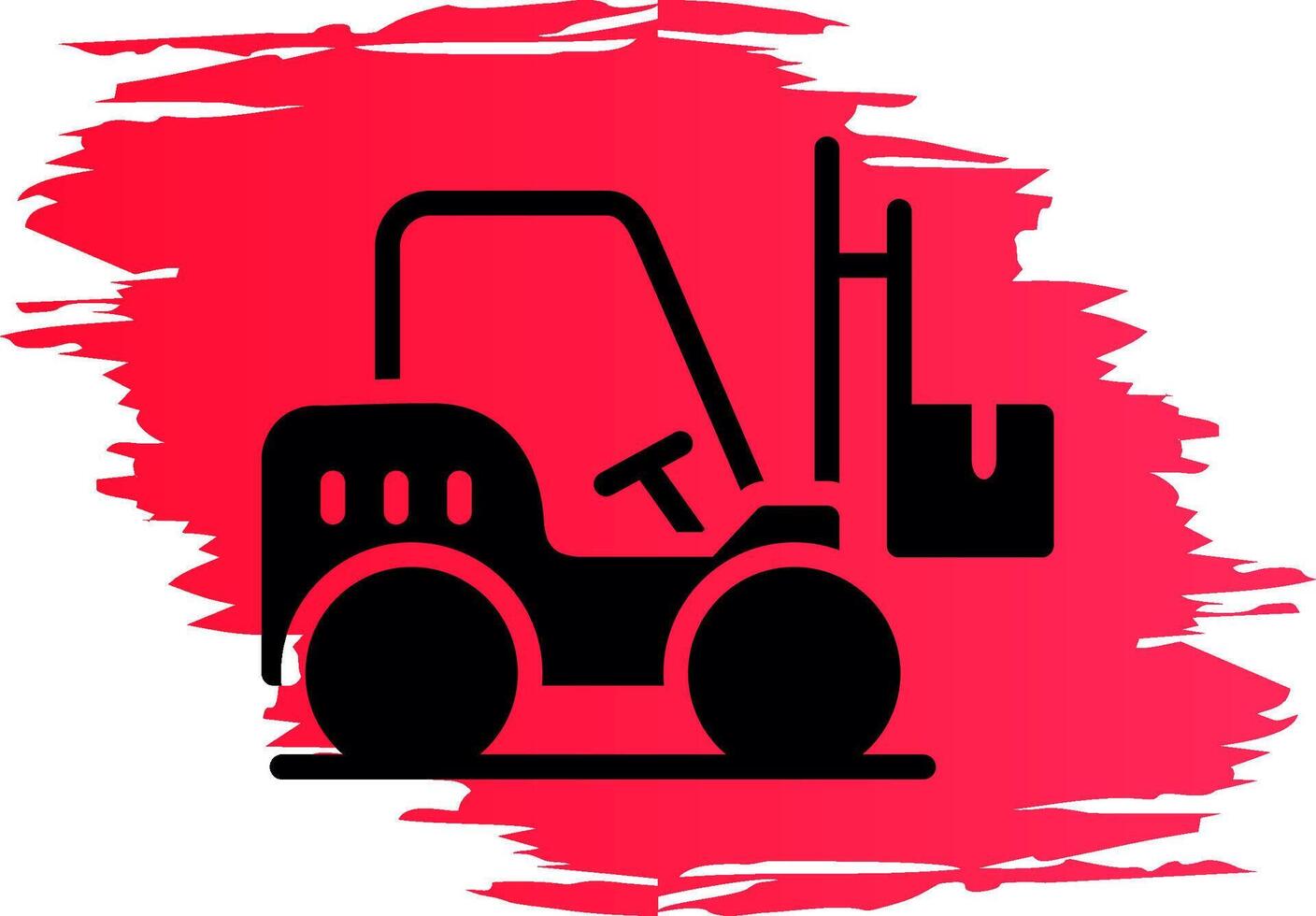 Forklift Creative Icon Design vector