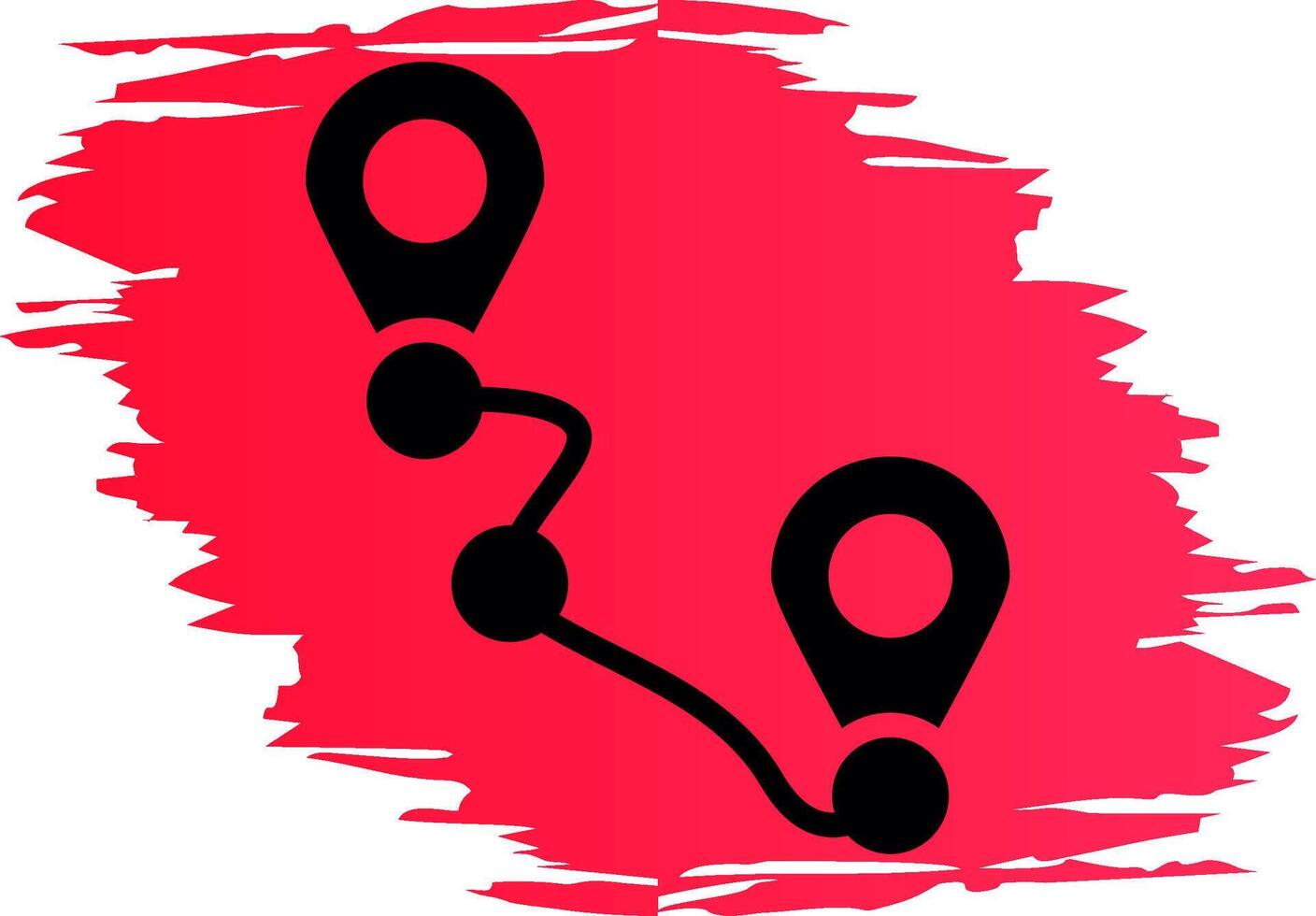 Tracking Creative Icon Design vector