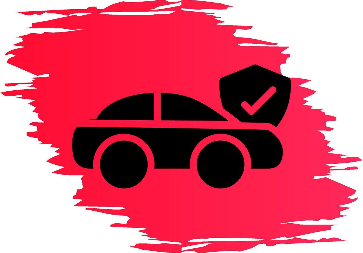 Car Insurance Creative Icon Design vector