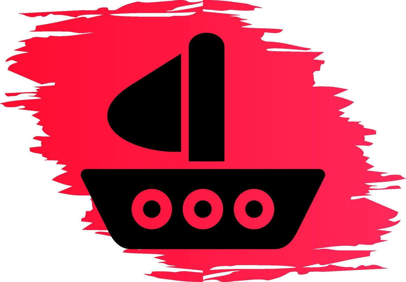 Boat Creative Icon Design vector