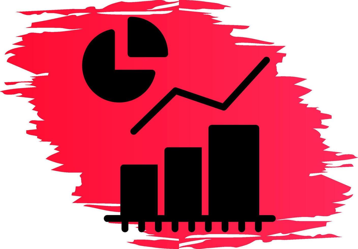 Statistical Analysis Creative Icon Design vector