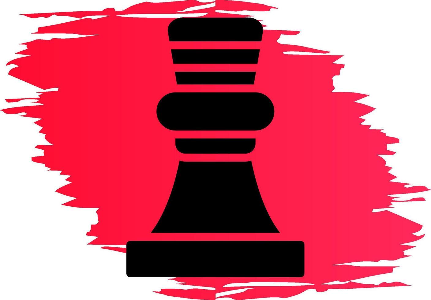 Chess Game Creative Icon Design vector