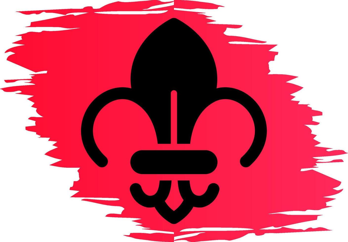 Fleur De Lis Creative Icon Design vector