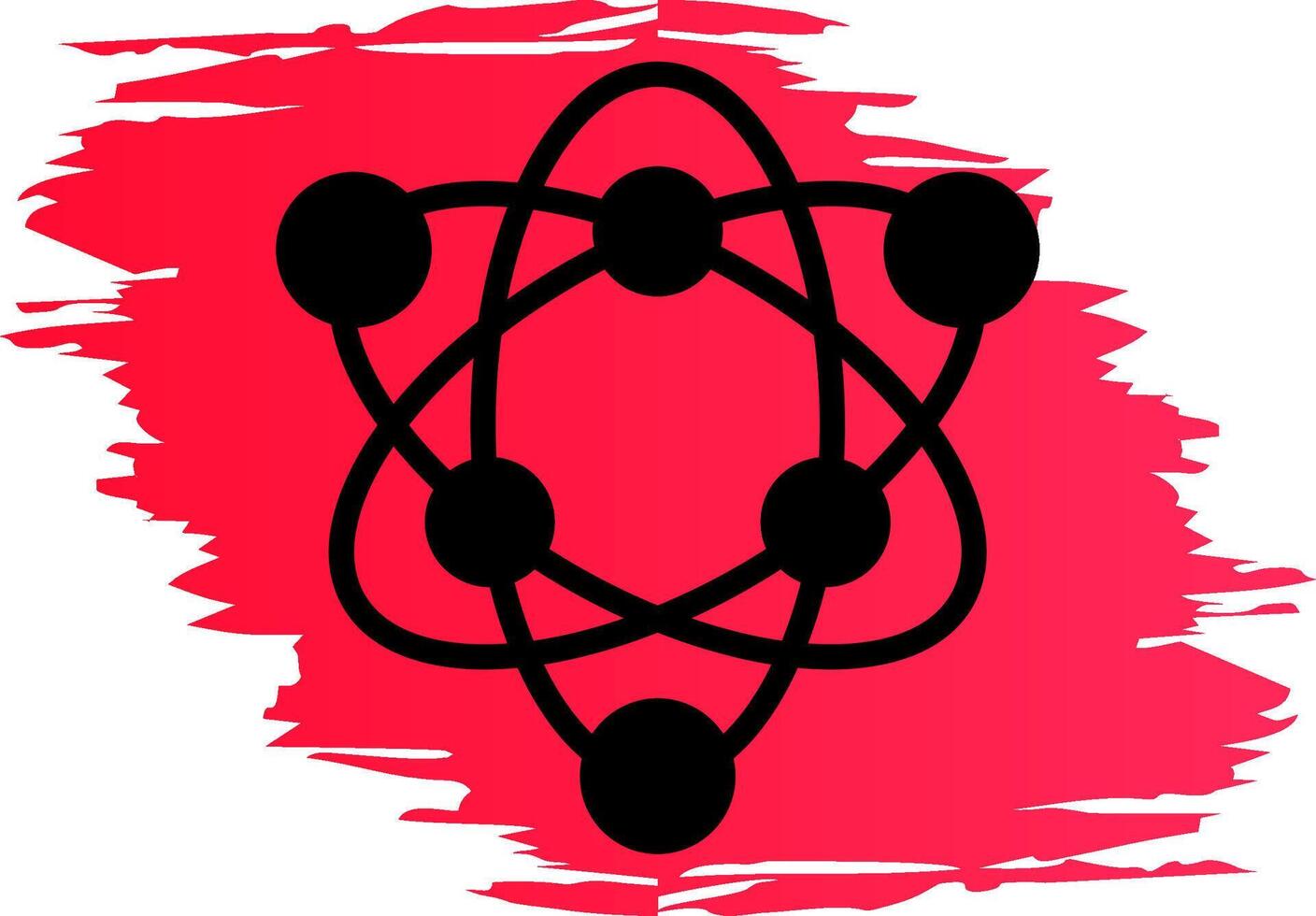 Atom Creative Icon Design vector