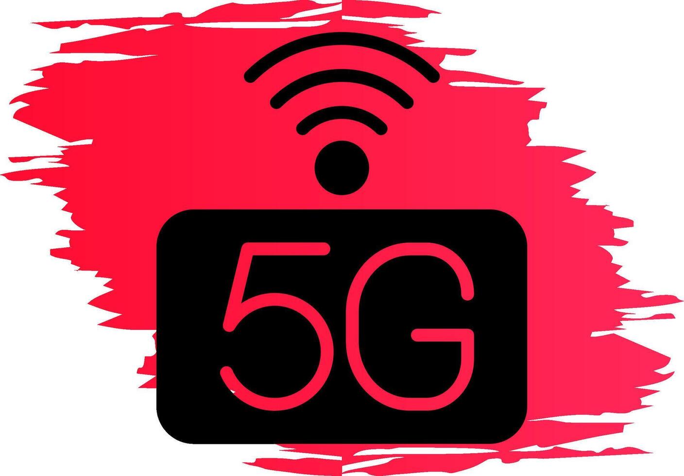 5G Network Creative Icon Design vector