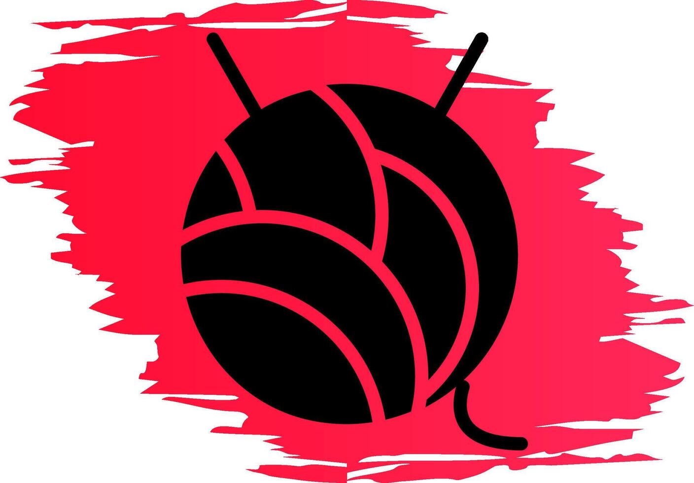 Wool Ball Creative Icon Design vector