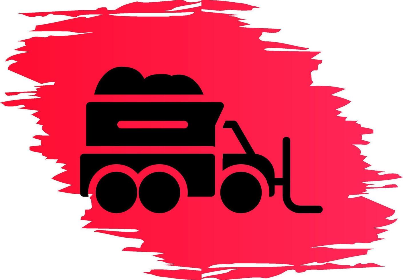 Snowplow Creative Icon Design vector