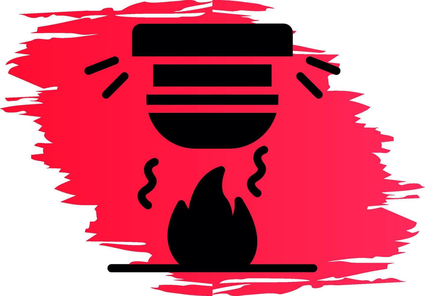 Fire Alarm Creative Icon Design vector