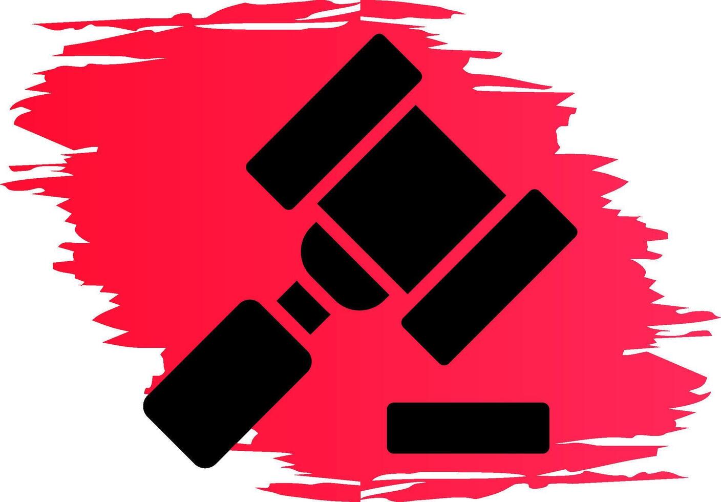 Gavel Creative Icon Design vector