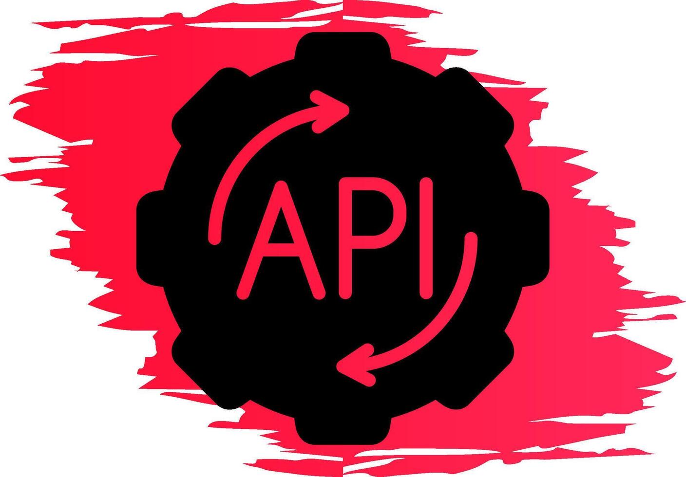 API Creative Icon Design vector