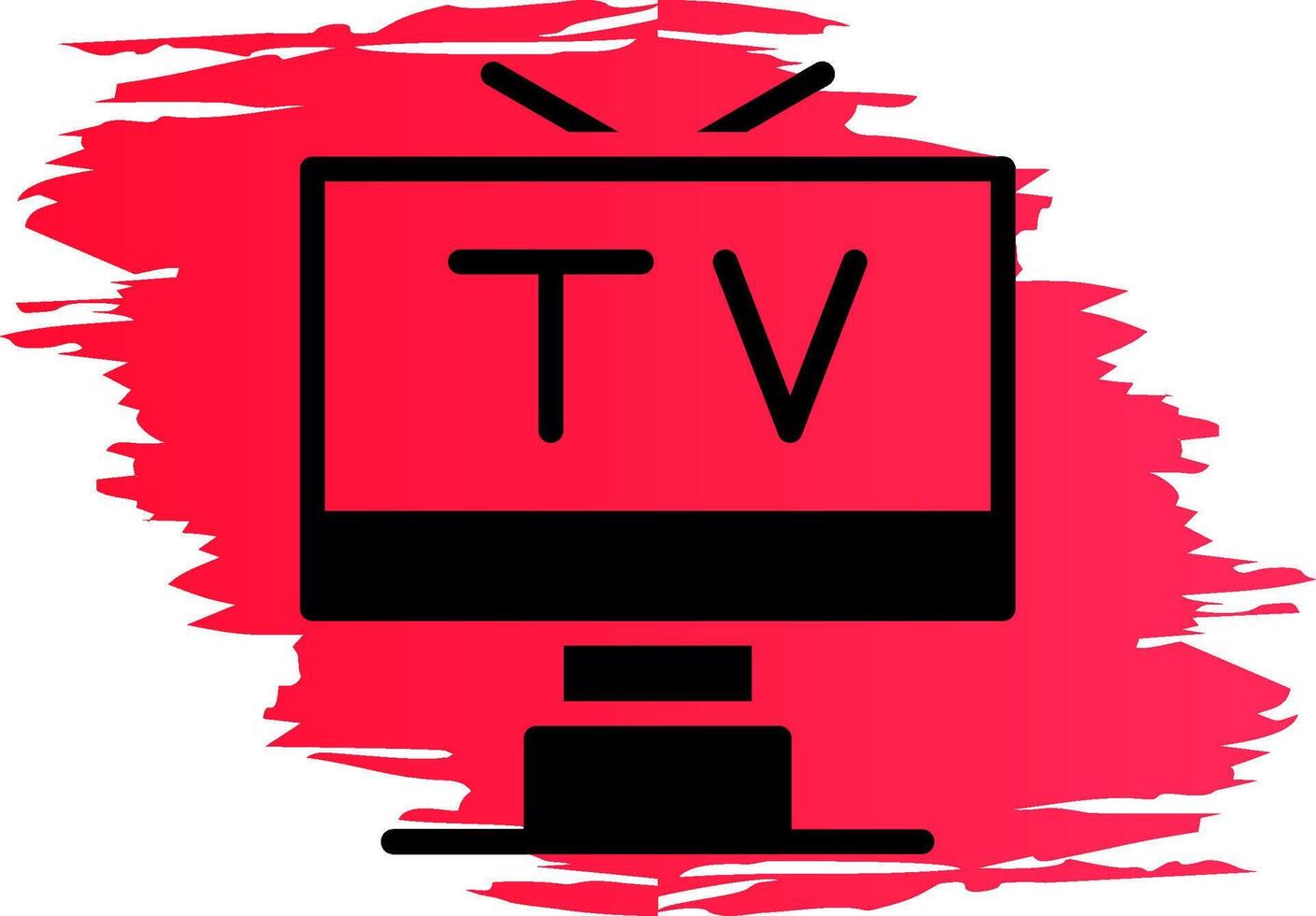 Tv Creative Icon Design vector